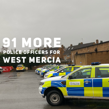 91 more police officers for west mercia police 
